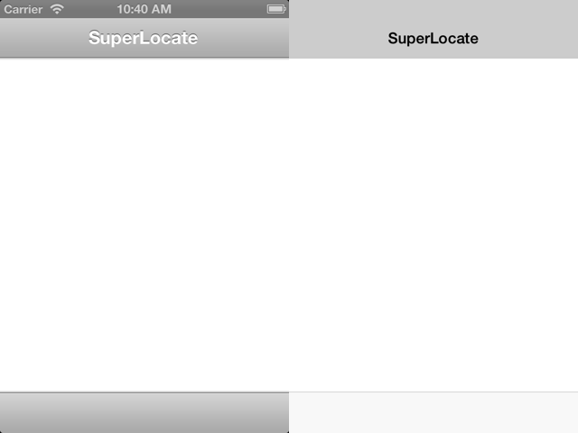 iOS 6 vs iOS 5 Launch Image